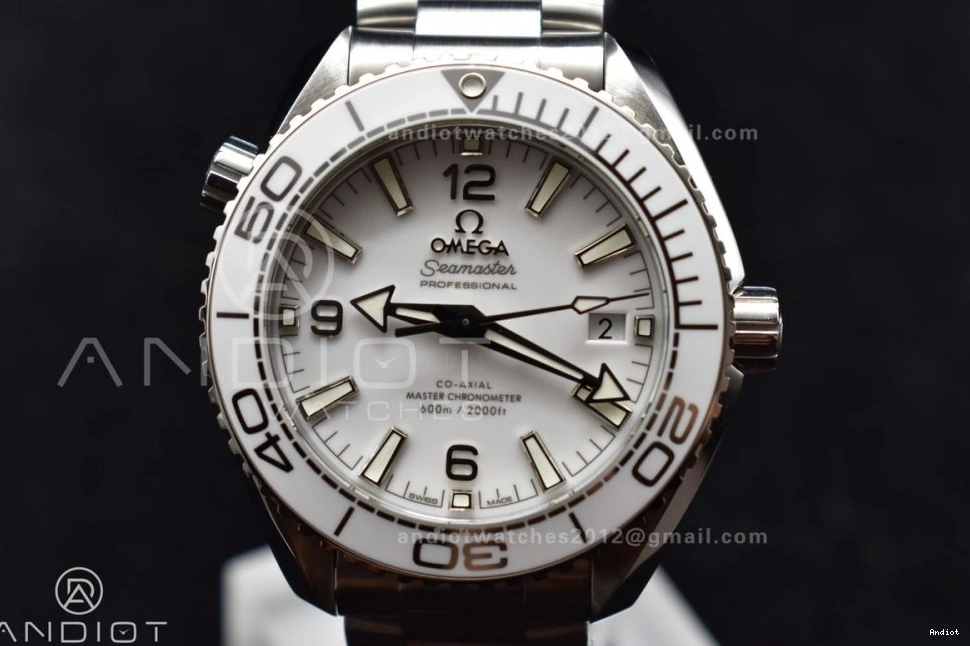VS Ocean White Made 39.5mm 600m Factory 1:1 like Seamaster Genuine Planet 1228